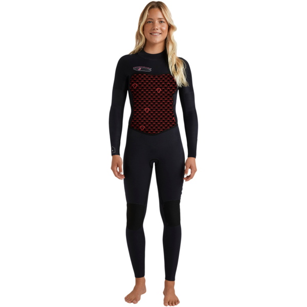 2025 Roxy Womens Swell Natural 3/2mm Chest Zip Wetsuit 26BW213508 - Animal Print